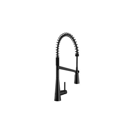 Moen Sleek One-Handle Pulldown Kitchen Faucet in Matte Black 5925EWBL
